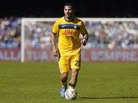 Sead Kolasinac of Atalanta BC during the Serie A match between SSC Napoli and Atalanta BC at Stadio Diego Armando Maradona Naples Italy on 3...