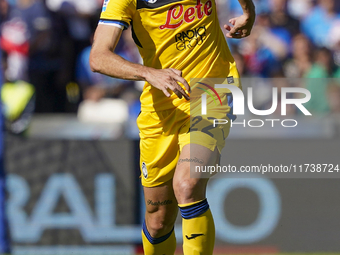 Matteo Ruggeri of Atalanta BC during the Serie A match between SSC Napoli and Atalanta BC at Stadio Diego Armando Maradona Naples Italy on 3...