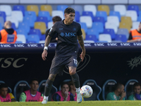 Mathias Olivera of SSC Napoli during the Serie A match between SSC Napoli and Atalanta BC at Stadio Diego Armando Maradona Naples Italy on 3...