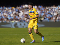 Matteo Ruggeri of Atalanta BC during the Serie A match between SSC Napoli and Atalanta BC at Stadio Diego Armando Maradona Naples Italy on 3...