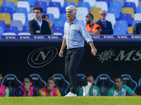 Gian Piero Gasperini Head Coach of Atalanta BC during the Serie A match between SSC Napoli and Atalanta BC at Stadio Diego Armando Maradona...