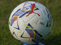 Close up of the official ball during the Serie A match between SSC Napoli and Atalanta BC at Stadio Diego Armando Maradona Naples Italy on 3...