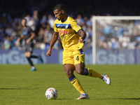 Isak Hien of Atalanta BC during the Serie A match between SSC Napoli and Atalanta BC at Stadio Diego Armando Maradona Naples Italy on 3 Nove...