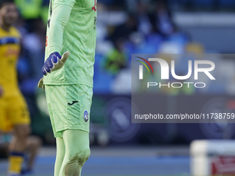 Marco Carnesecchi of Atalanta BC during the Serie A match between SSC Napoli and Atalanta BC at Stadio Diego Armando Maradona Naples Italy o...