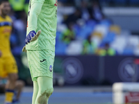 Marco Carnesecchi of Atalanta BC during the Serie A match between SSC Napoli and Atalanta BC at Stadio Diego Armando Maradona Naples Italy o...