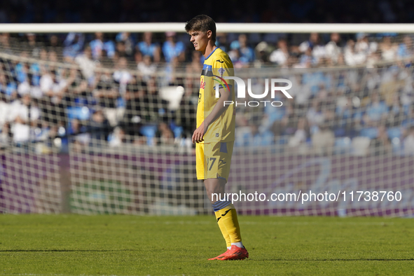 Charles De Ketelaere of Atalanta BC during the Serie A match between SSC Napoli and Atalanta BC at Stadio Diego Armando Maradona Naples Ital...