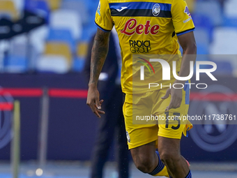 Ederson of Atalanta BC during the Serie A match between SSC Napoli and Atalanta BC at Stadio Diego Armando Maradona Naples Italy on 3 Novemb...