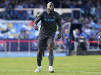 Romelu Lukaku of SSC Napoli during the Serie A match between SSC Napoli and Atalanta BC at Stadio Diego Armando Maradona Naples Italy on 3 N...