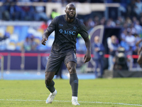 Romelu Lukaku of SSC Napoli during the Serie A match between SSC Napoli and Atalanta BC at Stadio Diego Armando Maradona Naples Italy on 3 N...