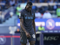 Andre-Frank Zambo Anguissa of SSC Napoli during the Serie A match between SSC Napoli and Atalanta BC at Stadio Diego Armando Maradona Naples...