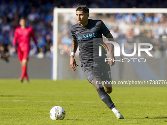 Mathias Olivera of SSC Napoli during the Serie A match between SSC Napoli and Atalanta BC at Stadio Diego Armando Maradona Naples Italy on 3...