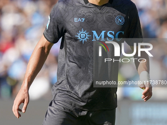 Alessandro Buongiorno of SSC Napoli during the Serie A match between SSC Napoli and Atalanta BC at Stadio Diego Armando Maradona Naples Ital...