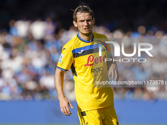 Marten de Roon of Atalanta BC during the Serie A match between SSC Napoli and Atalanta BC at Stadio Diego Armando Maradona Naples Italy on 3...