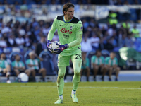 Marco Carnesecchi of Atalanta BC during the Serie A match between SSC Napoli and Atalanta BC at Stadio Diego Armando Maradona Naples Italy o...