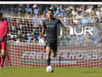 Alessandro Buongiorno of SSC Napoli during the Serie A match between SSC Napoli and Atalanta BC at Stadio Diego Armando Maradona Naples Ital...