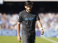 Khvicha Kvaratskhelia of SSC Napoli during the Serie A match between SSC Napoli and Atalanta BC at Stadio Diego Armando Maradona Naples Ital...