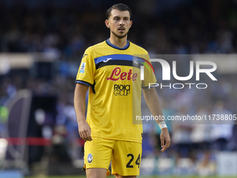 Lazar Samardzic of Atalanta BC during the Serie A match between SSC Napoli and Atalanta BC at Stadio Diego Armando Maradona Naples Italy on...