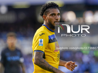 Ederson of Atalanta BC during the Serie A match between SSC Napoli and Atalanta BC at Stadio Diego Armando Maradona Naples Italy on 3 Novemb...