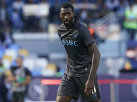 Andre-Frank Zambo Anguissa of SSC Napoli during the Serie A match between SSC Napoli and Atalanta BC at Stadio Diego Armando Maradona Naples...