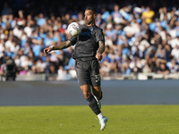 Leonardo Spinazzola of SSC Napoli during the Serie A match between SSC Napoli and Atalanta BC at Stadio Diego Armando Maradona Naples Italy...