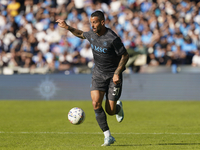 Leonardo Spinazzola of SSC Napoli during the Serie A match between SSC Napoli and Atalanta BC at Stadio Diego Armando Maradona Naples Italy...