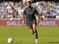 Leonardo Spinazzola of SSC Napoli during the Serie A match between SSC Napoli and Atalanta BC at Stadio Diego Armando Maradona Naples Italy...