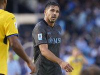 Giovanni Simeone of SSC Napoli during the Serie A match between SSC Napoli and Atalanta BC at Stadio Diego Armando Maradona Naples Italy on...