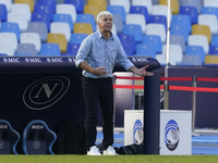 Gian Piero Gasperini Head Coach of Atalanta BC during the Serie A match between SSC Napoli and Atalanta BC at Stadio Diego Armando Maradona...