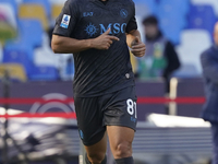 Giacomo Raspadori of SSC Napoli during the Serie A match between SSC Napoli and Atalanta BC at Stadio Diego Armando Maradona Naples Italy on...