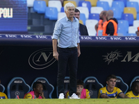 Gian Piero Gasperini Head Coach of Atalanta BC during the Serie A match between SSC Napoli and Atalanta BC at Stadio Diego Armando Maradona...