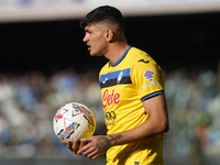 Raoul Bellanova of Atalanta BC during the Serie A match between SSC Napoli and Atalanta BC at Stadio Diego Armando Maradona Naples Italy on...