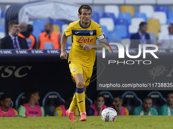 Marten de Roon of Atalanta BC during the Serie A match between SSC Napoli and Atalanta BC at Stadio Diego Armando Maradona Naples Italy on 3...