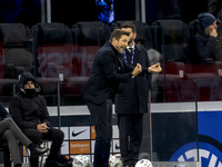 Eusebio Di Francesco participates in the Serie A match between FC Internazionale and Venezia FC at Giuseppe Meazza Stadium in Milano, Italy,...