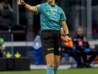 Ferrieri Caputi officiates during the Serie A match between FC Internazionale and Venezia FC at Giuseppe Meazza Stadium in Milano, Italy, on...