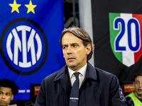 Simone Inzaghi is in action during the Serie A match between FC Internazionale and Venezia FC at Giuseppe Meazza Stadium in Milano, Italy, o...