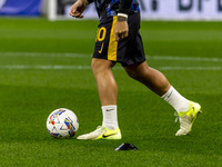 Lautaro Martinez wears the Nike Phantom GX 2 Pro during the Serie A match between FC Internazionale and Venezia FC at Giuseppe Meazza Stadiu...