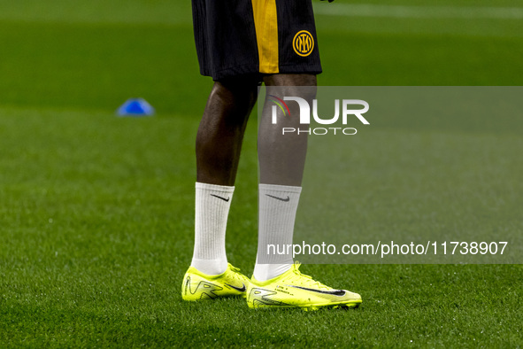 Marcus Thuram wears the Nike Air Zoom Mercurial Vapor XVI during the Serie A match between FC Internazionale and Venezia FC in Milano, Italy...