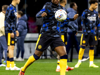 Marcus Thuram is in action before the Serie A match between FC Internazionale and Venezia FC at Giuseppe Meazza Stadium in Milano, Italy, on...