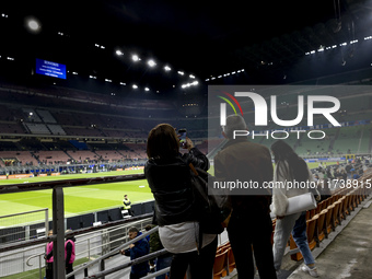 A general view of Giuseppe Meazza Stadium prior to the Serie A match between FC Internazionale and Venezia FC in Milano, Italy, on November...