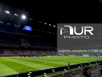 A general view of Giuseppe Meazza Stadium prior to the Serie A match between FC Internazionale and Venezia FC in Milano, Italy, on November...