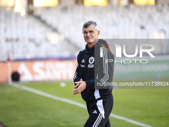 Ioan Ovidiu Sabau participates in the Supeliga match between Universitatea Cluj and Farul Constanta at Cluj Arena in Cluj, Romania, on Novem...