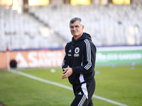 Ioan Ovidiu Sabau participates in the Supeliga match between Universitatea Cluj and Farul Constanta at Cluj Arena in Cluj, Romania, on Novem...