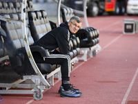 Ioan Ovidiu Sabau participates in the Supeliga match between Universitatea Cluj and Farul Constanta at Cluj Arena in Cluj, Romania, on Novem...