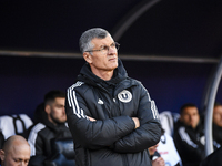 Ioan Ovidiu Sabau participates in the Supeliga match between Universitatea Cluj and Farul Constanta at Cluj Arena in Cluj, Romania, on Novem...