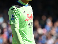 Marco Carnesecchi of Atalanta B.C. participates in the 11th day of the Serie A Championship between S.S.C. Napoli and Atalanta B.C. at the D...