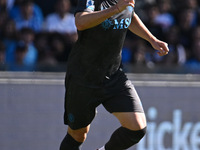 Billy Gilmour of S.S.C. Napoli is in action during the 11th day of the Serie A Championship between S.S.C. Napoli and Atalanta B.C. at the D...