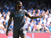 Andre-Frank Zambo Anguissa of S.S.C. Napoli participates in the 11th day of the Serie A Championship between S.S.C. Napoli and Atalanta B.C....