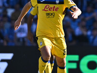 Mario Pasalic of Atalanta B.C. is in action during the 11th day of the Serie A Championship between S.S.C. Napoli and Atalanta B.C. at the D...