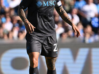 Giovanni Di Lorenzo of S.S.C. Napoli participates in the 11th day of the Serie A Championship between S.S.C. Napoli and Atalanta B.C. at the...