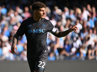 Giovanni Di Lorenzo of S.S.C. Napoli participates in the 11th day of the Serie A Championship between S.S.C. Napoli and Atalanta B.C. at the...